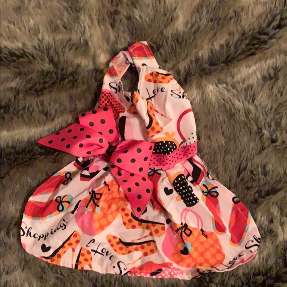 Handmade pet dress